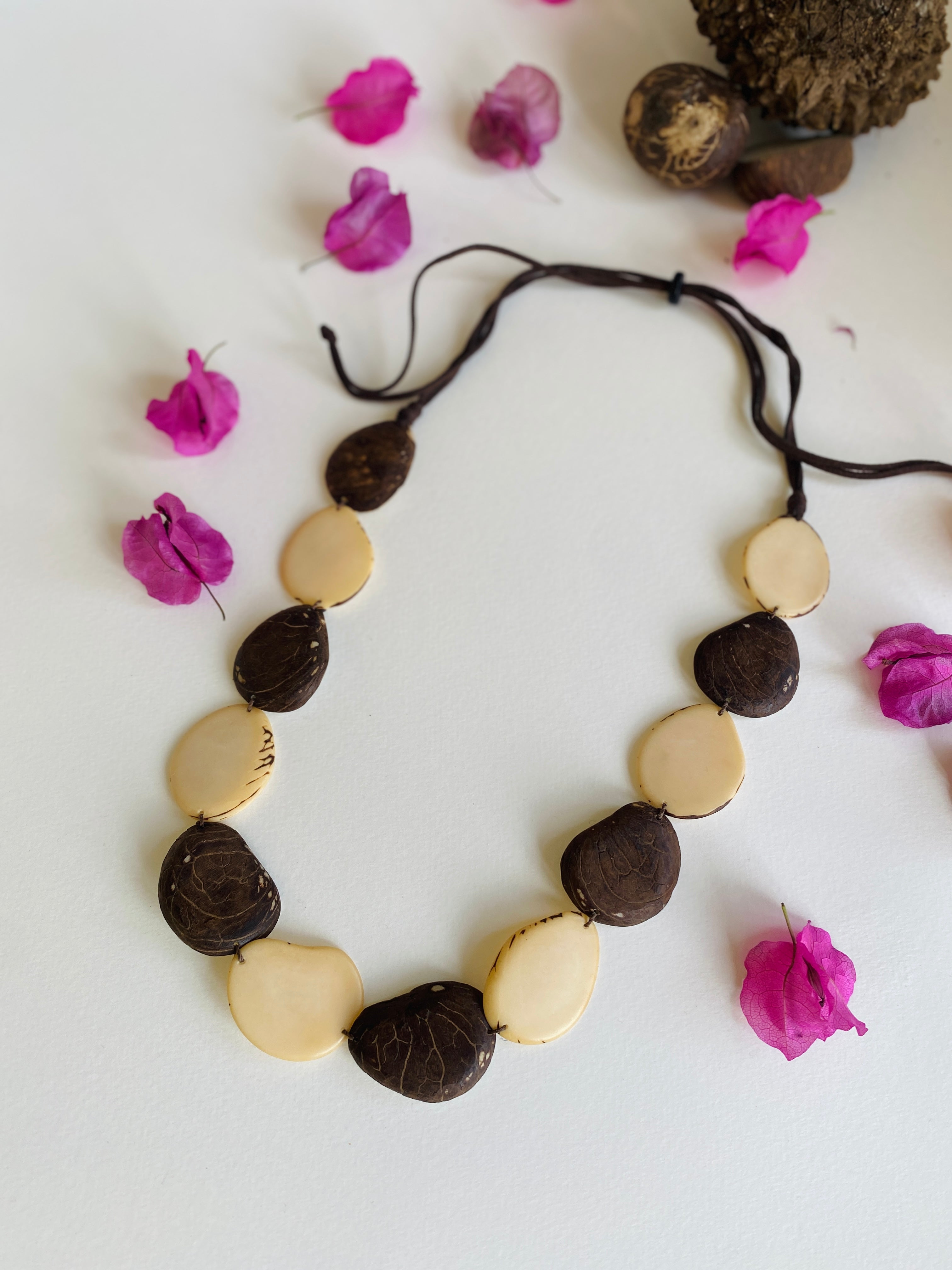 Natural Seed Tagua Necklace